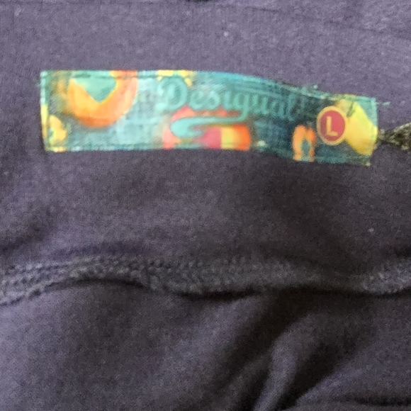 Desigual women L a-line skirt embroidery embellished artsy boho hippie festival, - Picture 9 of 9